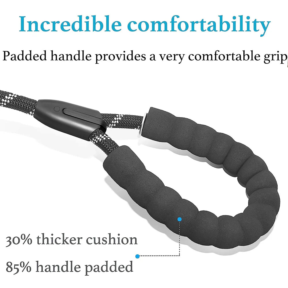 Tangle-Free Dual Dog Leash with Bungee – Shock Absorbing, No-Pull Design – Walk Two Dogs, Tangle-Free!