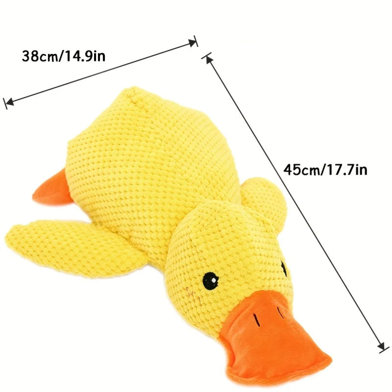 Sunny Duck Squeaky Large Plush for Dogs - Snuggle & Playtime is Fun for Pups - Engaging, Durable Toy for Dogs