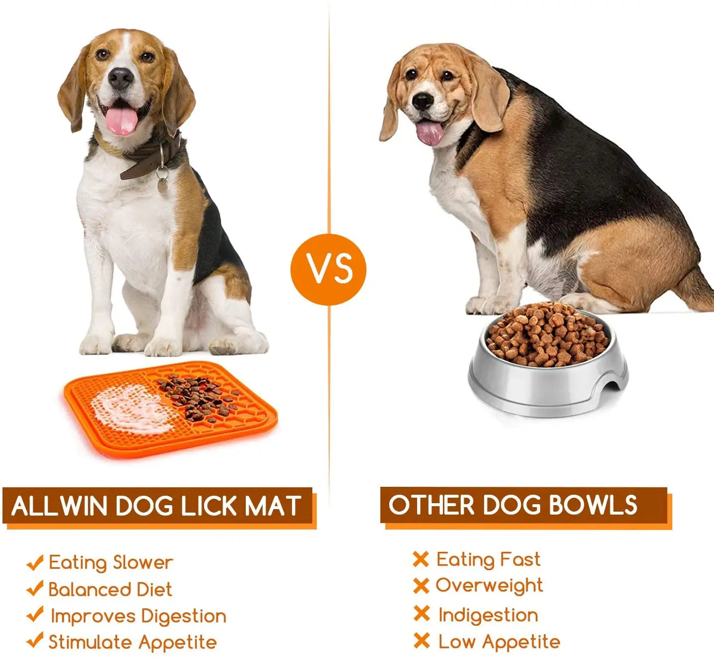 New Pet Dog Slow Feeding Food Mat for Dogs Cats Food Bowl Silicone Dog Feeding Lick Pad Dog Slow Feeders Treat Dispensing
