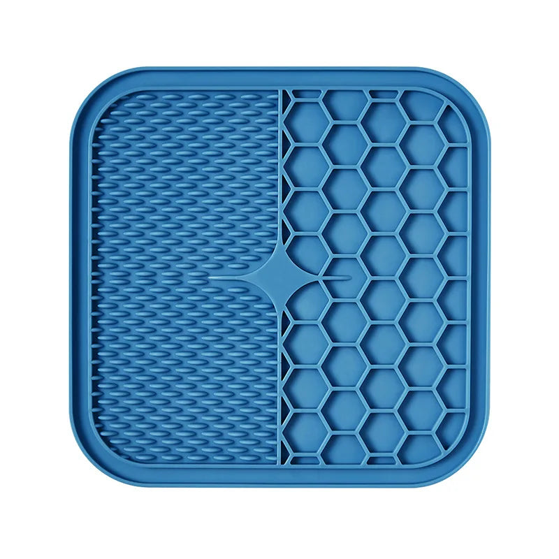 New Pet Dog Slow Feeding Food Mat for Dogs Cats Food Bowl Silicone Dog Feeding Lick Pad Dog Slow Feeders Treat Dispensing