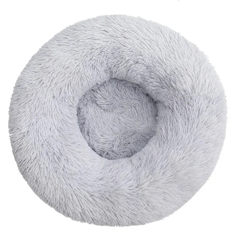 Ultra Plush Round Dog Bed – Cozy Pet Pillow for Dogs and Cats, Non-Slip, Machine Washable, Perfect for All Sizes
