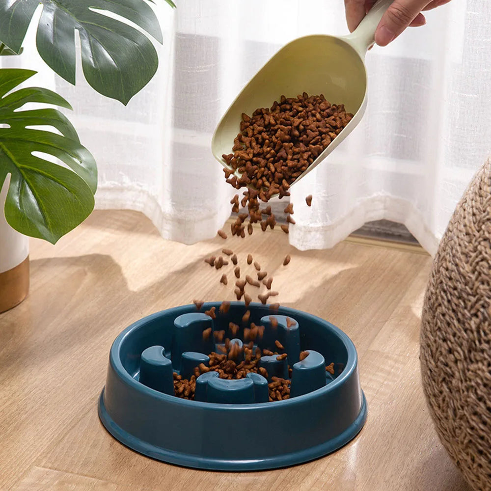 SlowFeast Puzzle Bowl: The Smart Way to Feed Your Dog or Puppy for Slow Feeding - Non-Choking and Non-Slip for Safer Eating