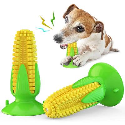 Corn Cob Squeaky Chew Toy – The Cutest  Teeth-Cleaning Fun for Your Pup! Suitable for Small, Medium and Large breeds and agressive chewers!