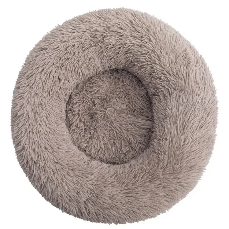 Ultra Plush Round Dog Bed – Cozy Pet Pillow for Dogs and Cats, Non-Slip, Machine Washable, Perfect for All Sizes