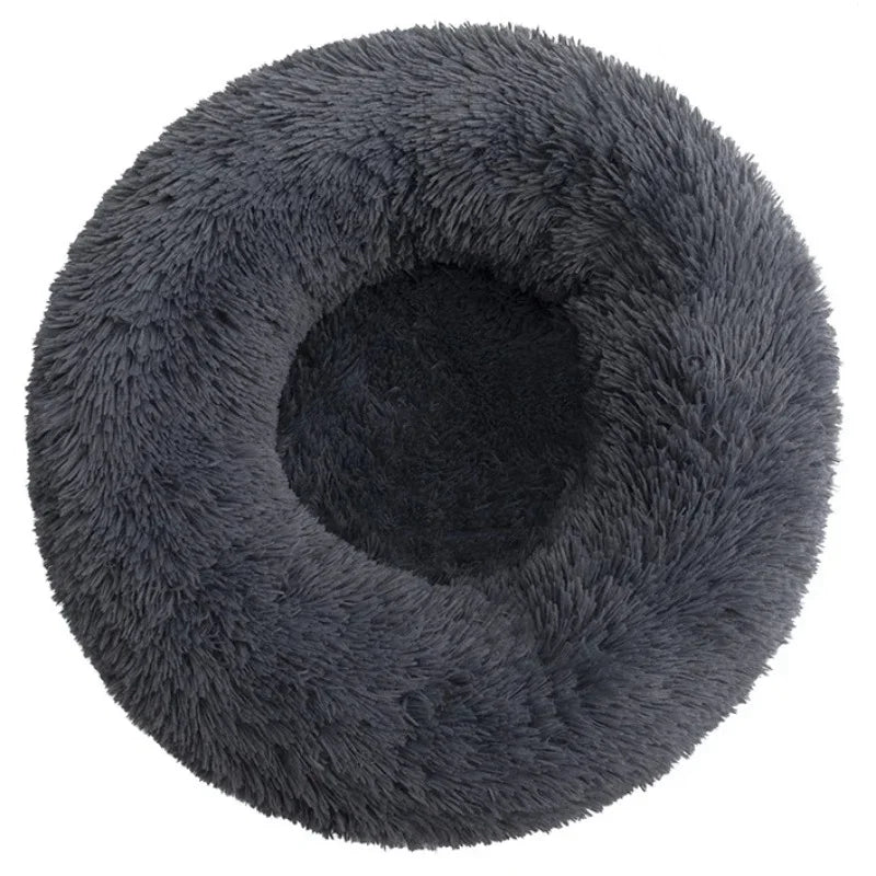 Ultra Plush Round Dog Bed – Cozy Pet Pillow for Dogs and Cats, Non-Slip, Machine Washable, Perfect for All Sizes