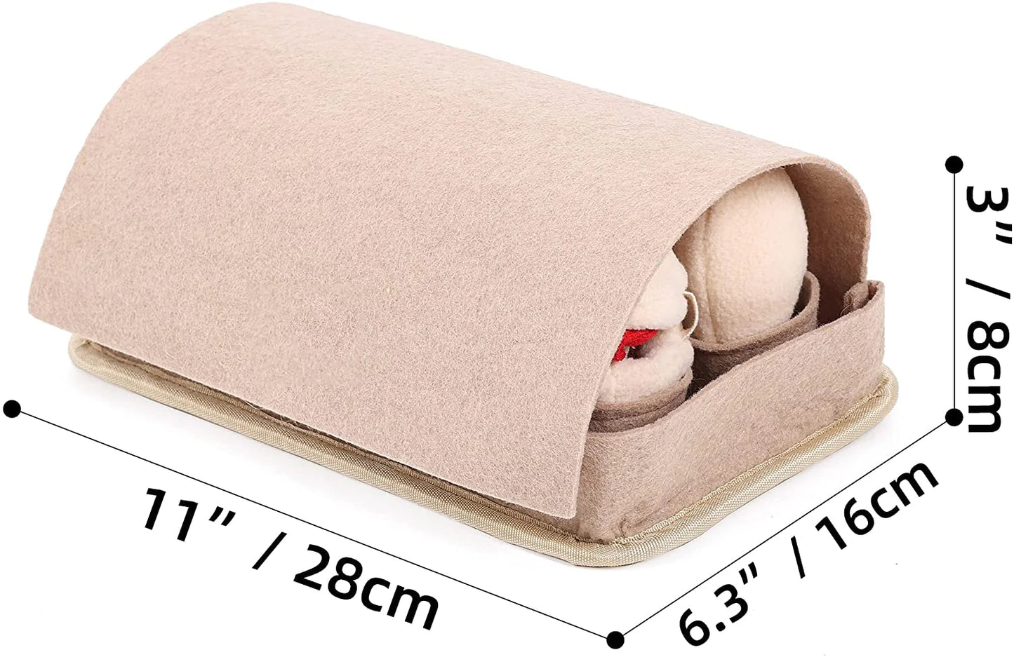 Snuffle Surprise Mat – Interactive Egg Hunt Puzzle for Dogs with Squeaky Plush Toys