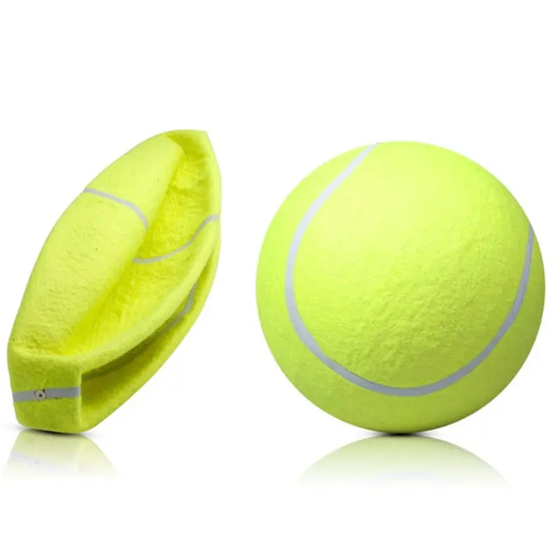 Durable Inflatable Rubber Tennis Ball for Dogs, Pet Chasing Toy Ball, Interactive Pet Toy Ball for Dogs & Cats, Dog Toys, Dog Stuff, Pet Supplies, Pet Products