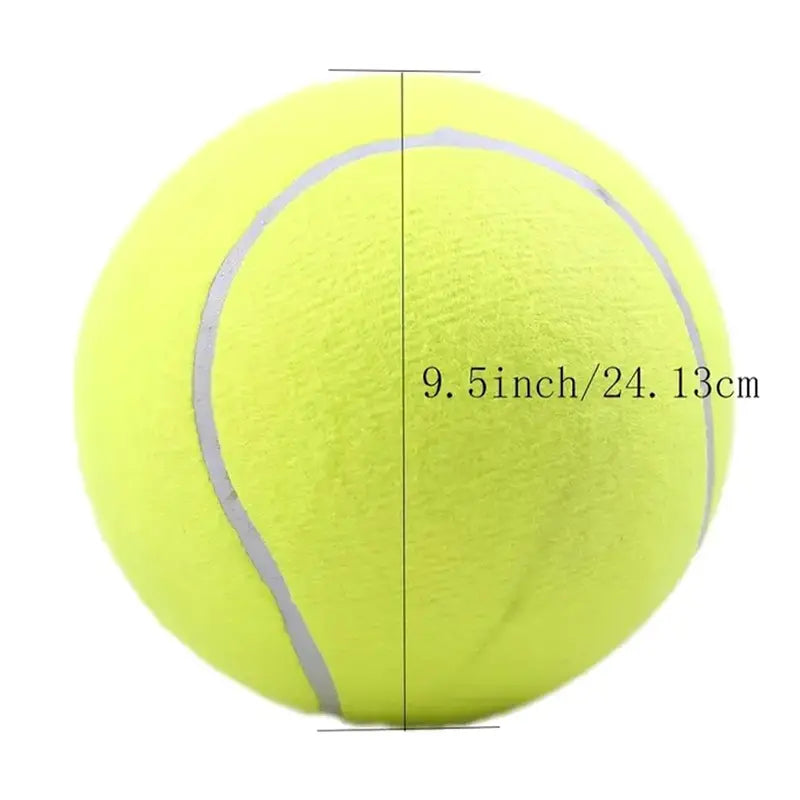 Durable Inflatable Rubber Tennis Ball for Dogs, Pet Chasing Toy Ball, Interactive Pet Toy Ball for Dogs & Cats, Dog Toys, Dog Stuff, Pet Supplies, Pet Products