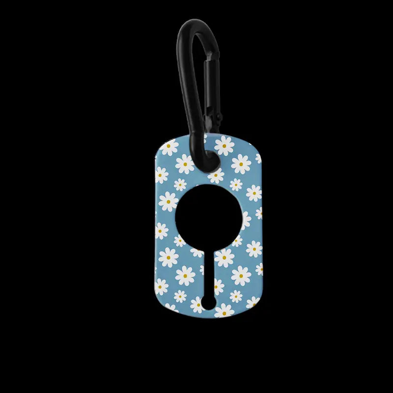 Buh-Bye Poop Bag Juggling! Floral Doo Pal - Clip, Carry, and Go! Makes Walks a Breeze - Hands-Free Doggy Poop Bag Holder