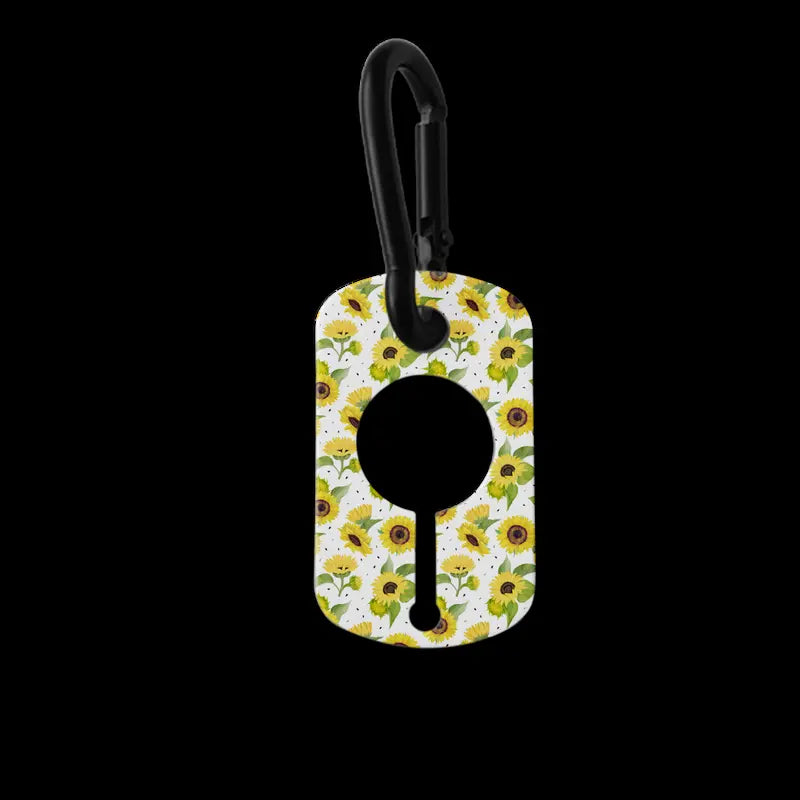 Buh-Bye Poop Bag Juggling! Floral Doo Pal - Clip, Carry, and Go! Makes Walks a Breeze - Hands-Free Doggy Poop Bag Holder