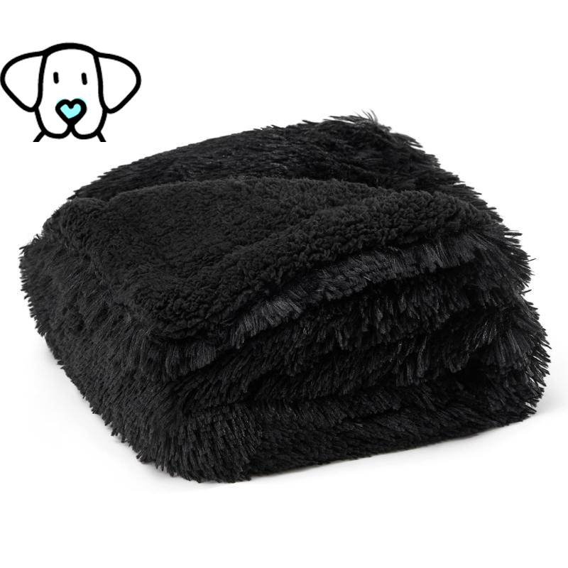 Ultra-Cozy Waterproof Dog Blanket – Reversible Sherpa & Plush Jacquard Design for Snuggles, Style, and Ultimate Furniture Protection!