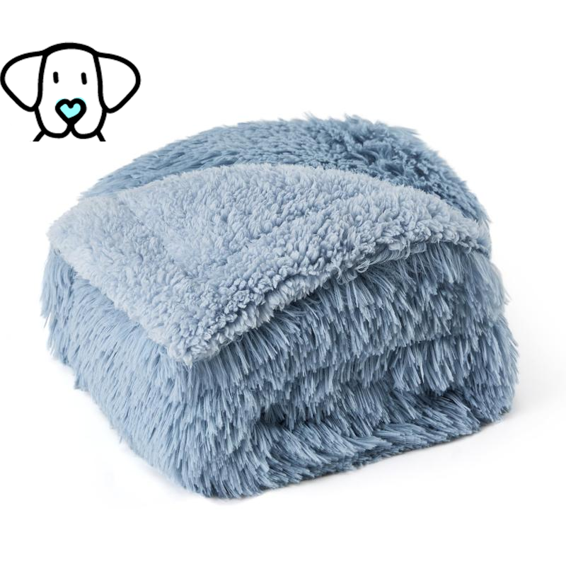 Ultra-Cozy Waterproof Dog Blanket – Reversible Sherpa & Plush Jacquard Design for Snuggles, Style, and Ultimate Furniture Protection!