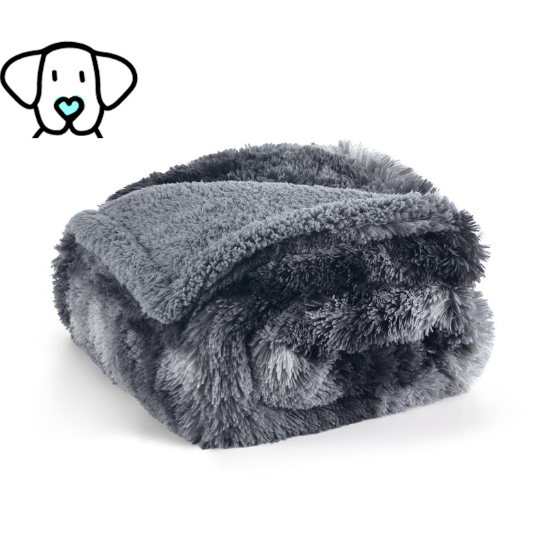 Ultra-Cozy Waterproof Dog Blanket – Reversible Sherpa & Plush Jacquard Design for Snuggles, Style, and Ultimate Furniture Protection!