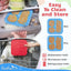 Set of 2 Lick Mats for Slow-Feeding | BPA-free | Suction Cups to Stay in Place