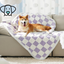 Ultra-Cozy Waterproof Dog Blanket – Reversible Sherpa & Plush Jacquard Design for Snuggles, Style, and Ultimate Furniture Protection!